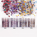 Glitter glitter misto grossa Glitter fino +flocos de 1 mm